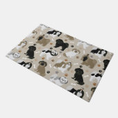 Paillasson Chien Chien Chien Chien Chien Chiens Chiens Paws e (Incliné)