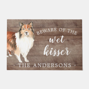 Paillasson Chien-chien de Shetland - Mat de porte personnalis