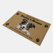 Paillasson Chien Collie Mignon (Incliné)