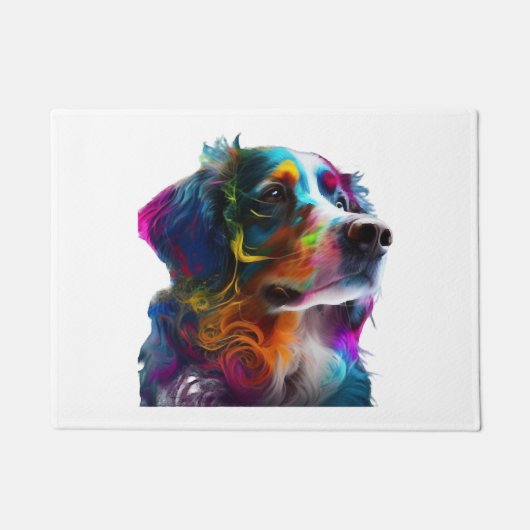 PAILLASSON CHIEN COLORÉ (Devant)