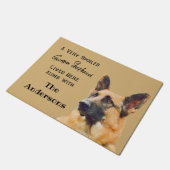 Paillasson Chien de berger allemand très corrompu (Incliné)