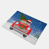 Paillasson Chien De Berger Allemand Voiture De Conduite En Ne (Incliné)