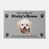 Paillasson Chien de Bichon Frise (Devant)