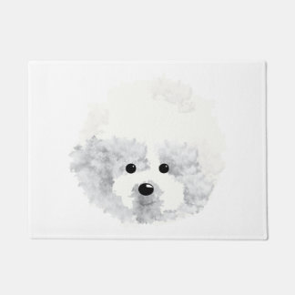 Paillasson Chien de Bichon Frise 