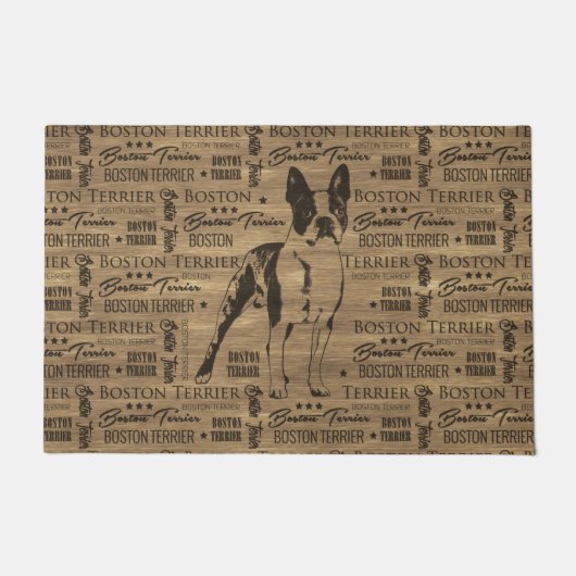 Paillasson Chien de Boston Terrier (Devant)