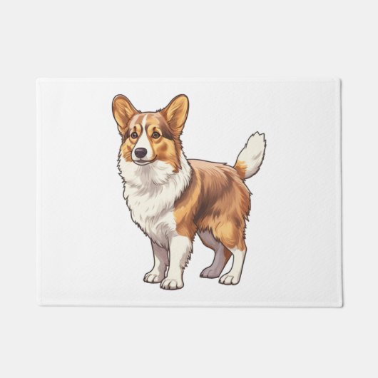 Paillasson Chien de Corgi mignon (Devant)