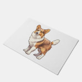 Paillasson Chien de Corgi mignon (Incliné)