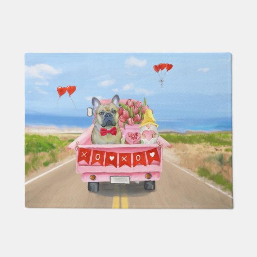 Paillasson Chien de la Saint-Valentin (Devant)