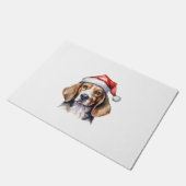 Paillasson Chien de Noël beagle (Incliné)