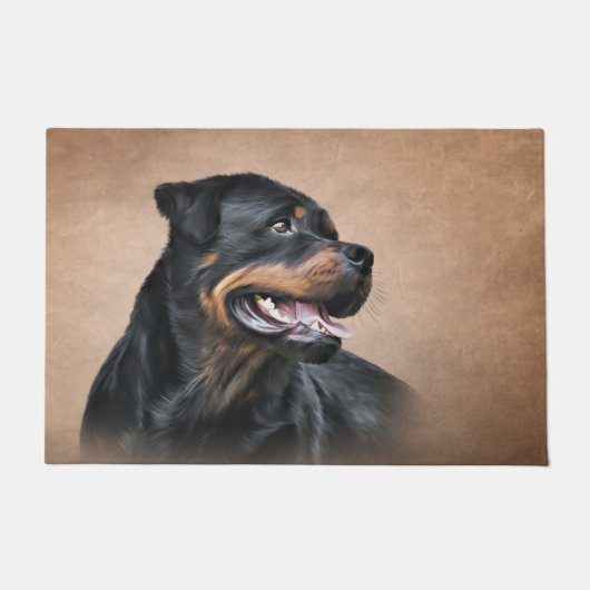 Paillasson Chien de Rottweeter (Devant)