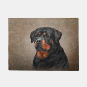 Paillasson Chien de rottweiler