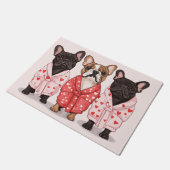 Paillasson Chien de taureau français Valentines (Incliné)