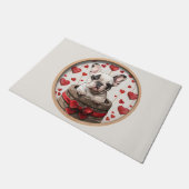 Paillasson Chien de taureau français Valentines (Incliné)