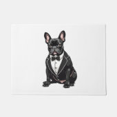 Paillasson Chien de taureaux français à Tuxedo (Devant)