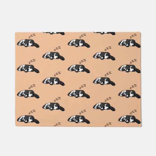 Paillasson Chien endormi ZZZ Anglais Springer Espanien Animal (Devant)