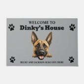 Paillasson Chien Malinois belge (Devant)