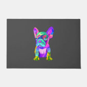 Paillasson Chien mignon, Chien en mignon de couleur cadeau fr (Devant)