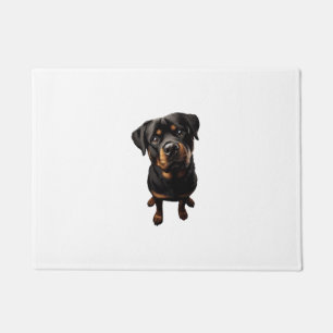 Paillasson chien rottweiler