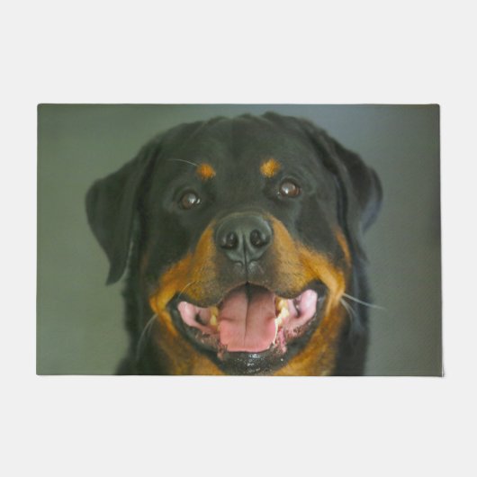 Paillasson Chien Rottweiler. (Devant)