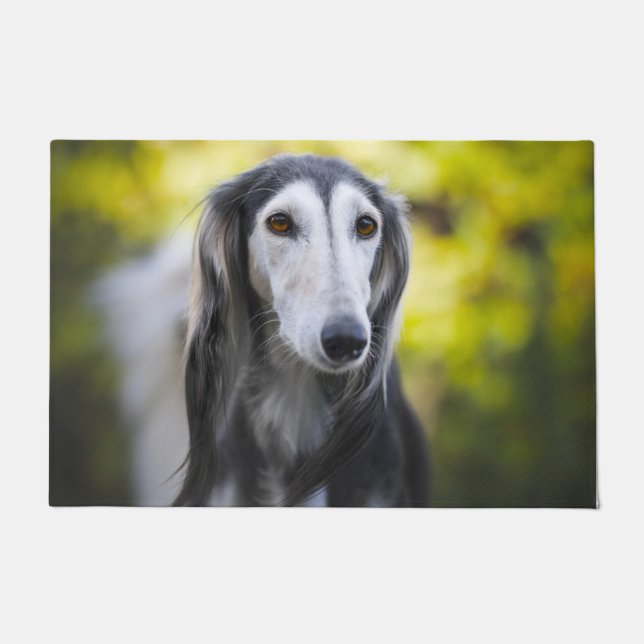 Paillasson Chien saluki. (Devant)