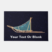 Paillasson Chien Sur Étoiles (Devant)