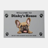 Paillasson Chien-taupe français mignon (Devant)