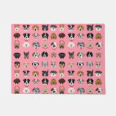 Paillasson Chien Valentine Face Motif (Devant)