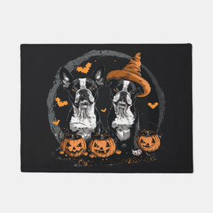 Paillasson Chiens de Halloween Boston Terrier