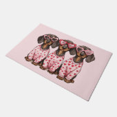 Paillasson Chiens de la Saint Valentin (Incliné)