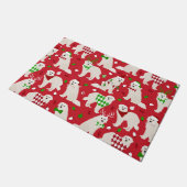 Paillasson Chiens de Noël des Grands Pyrénées (Incliné)