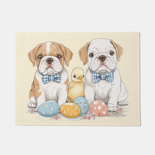 Paillasson Chiens de Pâques (Devant)