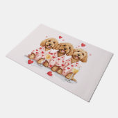 Paillasson Chiens de Valentines Day (Incliné)