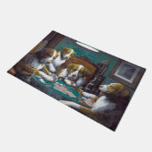 Paillasson Chiens jouant au poker Cassius Marcellus Coolidge  (Incliné)