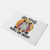 Paillasson Chiens Parce Que Les Gens Sont Déplaisants (Incliné)