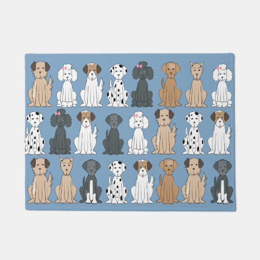 Paillasson Chiens souriants (Devant)