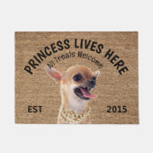 Paillasson Chihuahua en colère mat Amoureux des chiens person (Devant)
