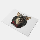 Paillasson Chihuahua Joyeux Noël X-Mas Tree Cute (Incliné)