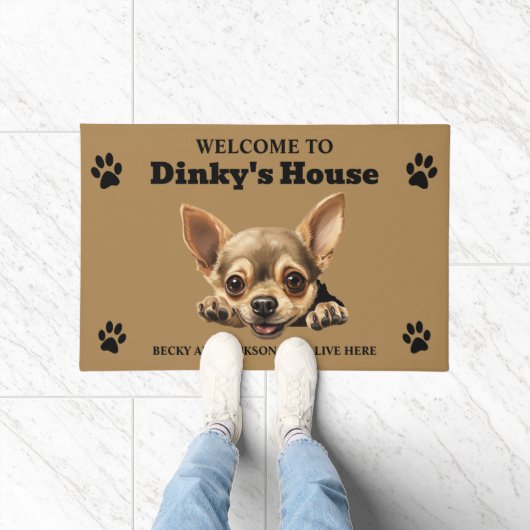 Paillasson Chihuahua mignon (Intérieur)