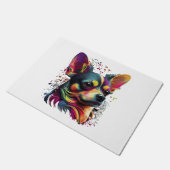 Paillasson Chihuahua peinture Abstraite couleur mignonne chie (Incliné)