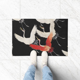 Paillasson Chinoiserie Grue volante Zen Kimono minimaliste Ar