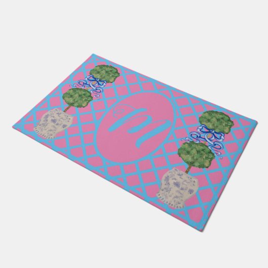 Paillasson Chinoiserie Topior Ginger Jar Jars Porte-mat (Incliné)