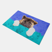 Paillasson Chiot d'Akita d'Américain (Incliné)