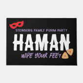 Paillasson Chique Purim Personnalisée Funny Haman Pieds essuy (Devant)
