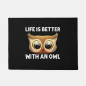 Paillasson Chouette cool Art Pour Hommes Femmes Oiseaux Noctu (Devant)