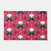 Paillasson Chouette d'art populaire (Devant)