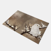 Paillasson Chouette des neiges (Incliné)