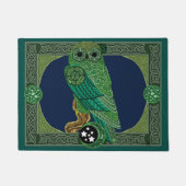 Paillasson Chouette verte celtique (Devant)