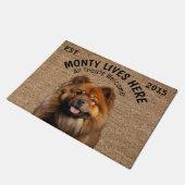 Paillasson Chow Chow Animal Personnalisé (Incliné)
