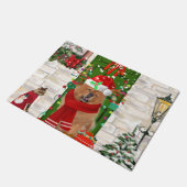 Paillasson Chow Chow Chien Noël (Incliné)