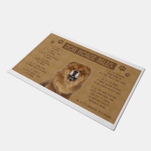 Paillasson Chow Chow Dog House Rules, If It's Brock, It’s You (Incliné)